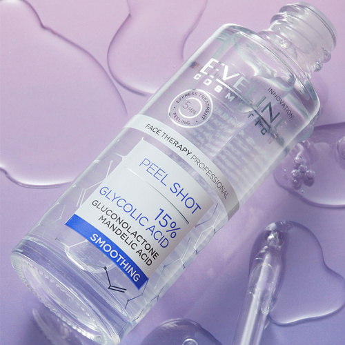 Eveline Face Therapy Peel Shot Smoothing Treatment 15% Glycolic Acid 30ml