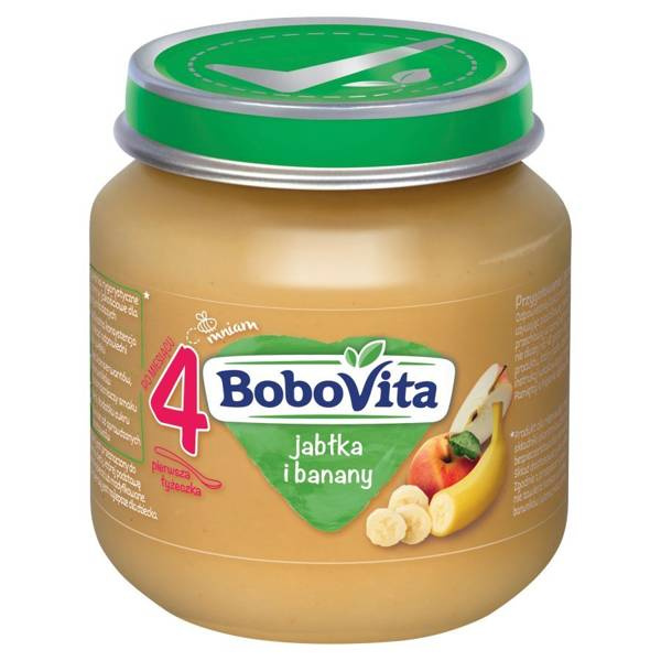 BoboVita Dessert Apples and Bananas after Month 4 125g