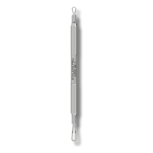 Staleks Pro Expert 30 Type 1 Double-Ended Acne Loop Extractor Stainless Steel 118 mm