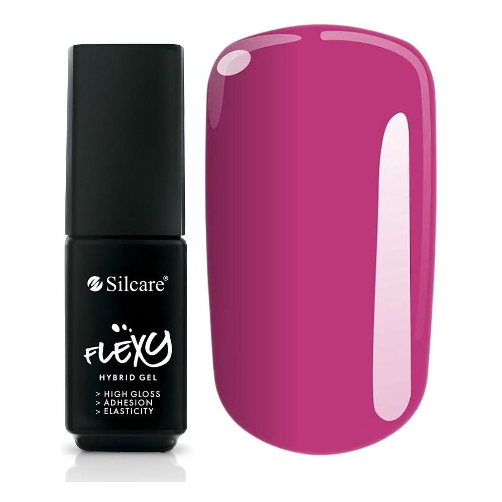 Silcare Flexy UV/LED Hybrid Nail Polish 35 Raspberry Velvet 4.5g