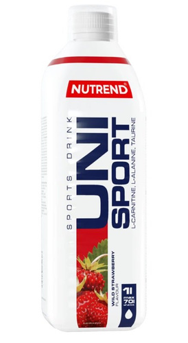 Nutrend Unisport Hypotonic Sports Drink Concentrate Wild Strawberry For Hydration 1000ml