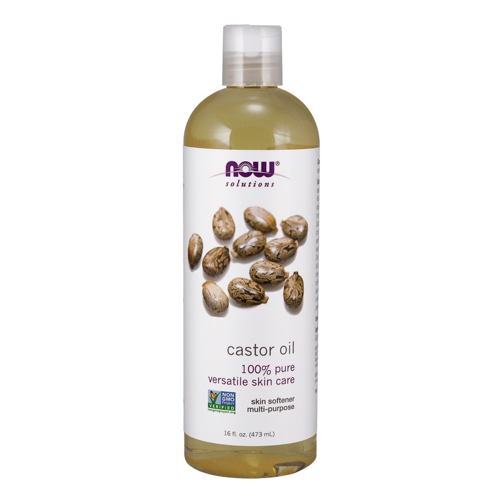 NOW Foods Castor Oil 100% Pure for Skin and Hair 473ml