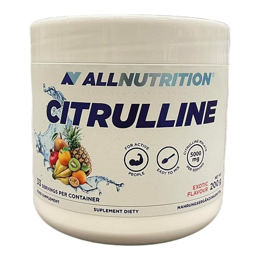 Allnutrition Citrulline Wspomaga Aktywny Trening Exotic 200g