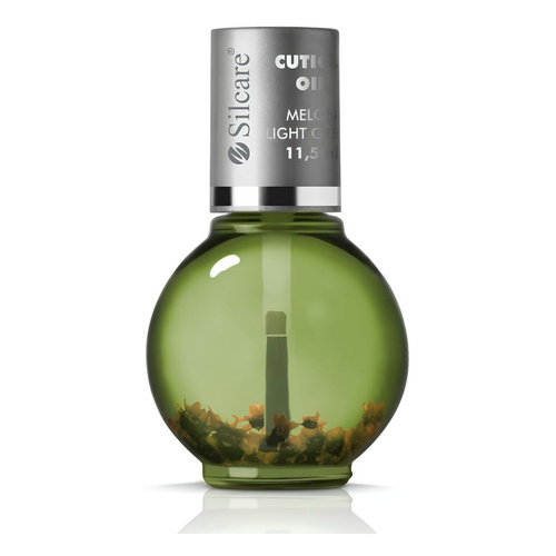 Silcare Garden of Colour Melon Light Green Nail & Cuticle Oil with Flowers 11.5g