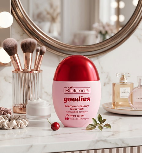 Bielenda Goodies Krem-Żel Lekki Nawilżający i Tonujący Fluid 02 Nude Vibe 40ml
