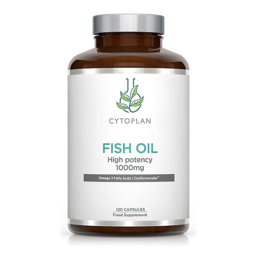 Cytoplan Olej Rybny Wysoka Moc Omega 3 EPA i DHA 120 Kapsułek