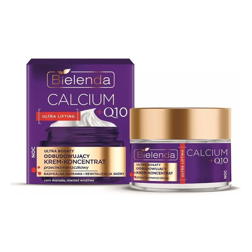 Bielenda Calcium + Q10 Ultra Rich Regenerating Cream - Anti-Wrinkle Night Concentrate 50ml