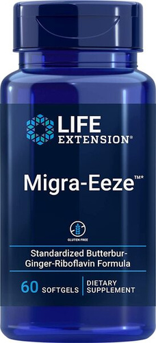 Life Extension Migra-Eeze Suplement na Komfort Głowy 60 Kapsułek Miękkich