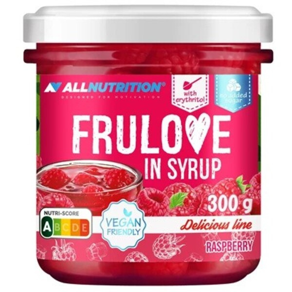 Frulove in Syrup, Raspberry - 300g