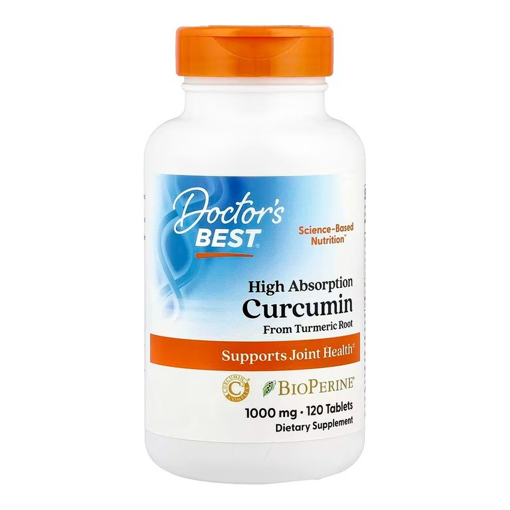Doctor's Best High Absorption Kurkumina From Turmeric Root with C3 Complex & BioPerine, 1000mg Tabletki 120 tabletek