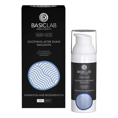 BasicLab Masculis Łagodząca emulsja po goleniu 50ml