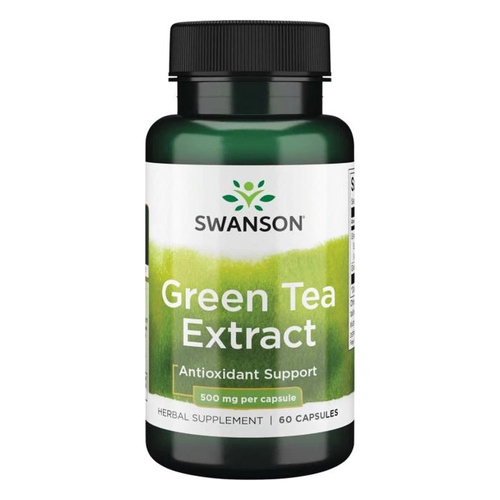 Swanson Green Tea Extract 500mg Ziekona Herbata 60 Kapsułek
