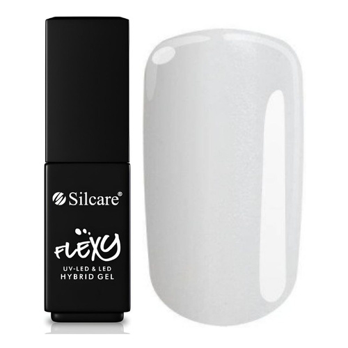 Silcare Flexy UV/LED Hybrid Nail Polish 202 Milky White 4.5g
