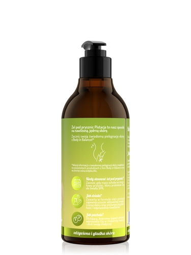 OnlyBio Body in Balance Cleansing Moisturizing Shower Gel Pistachio 400ml