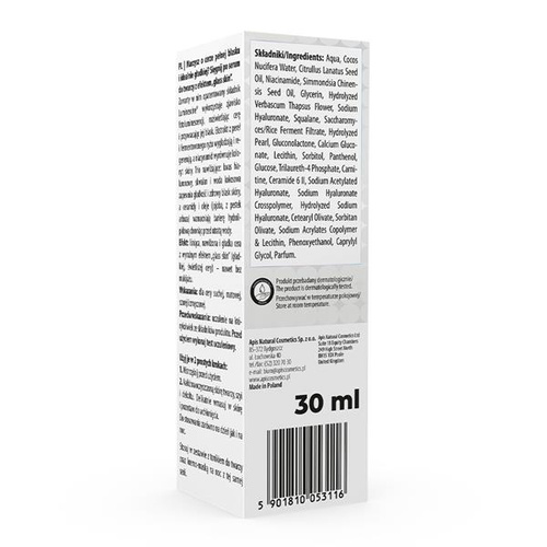 Apis Crystal Skin Face Serum with Glass Skin Effect for Dry Matte Skin 30ml