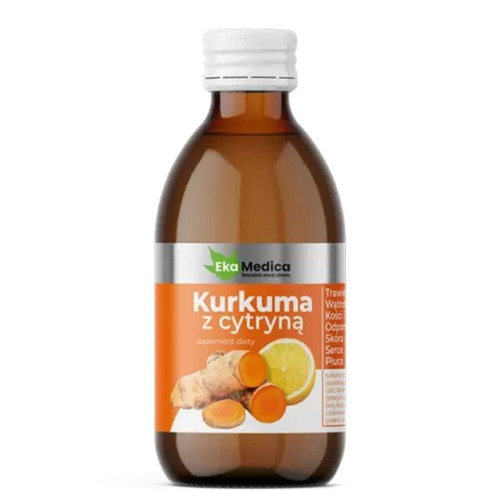 EkaMedica Turmeric with Lemon for Digestion Heart Immunity and Liver Work 250ml