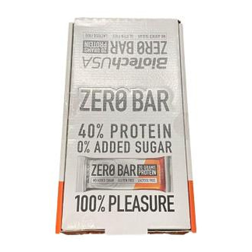 BioTechUSA Zero Bar Baton proteinowy, Czekolada-Karmel 20 x 50g