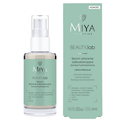Miya BEAUTY.Lab Serum Aktywnie Odbudowujące Barierę Hydrolipidową dla każdego Rodzaju Skóry 30ml