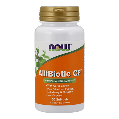 NOW Foods AlliBiotic CF Herbal Formula for Immune System Support 60 Softgels