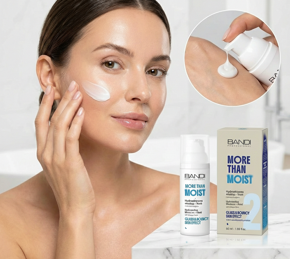 Bandi More than Moist Hydroaktywna Maska - Krem z Bankiem Kolagenu dla Skróy Odwodnionej 50ml