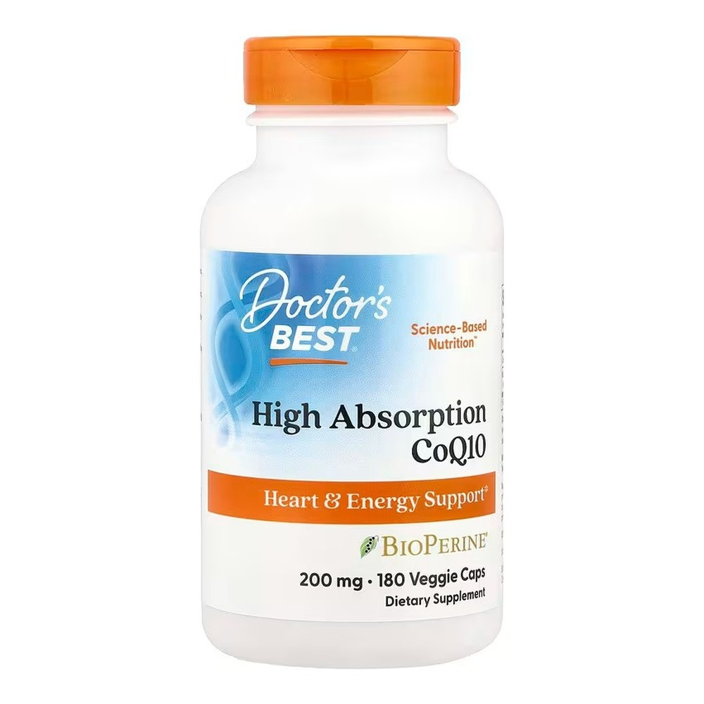 Doctor's Best High Absorption CoQ10 with BioPerine, 200mg Kapsułki 180 kapsułek