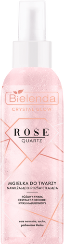 Bielenda Crystal Glow Rose Quartz Face Mist for Dry and Normal Skin 200ml