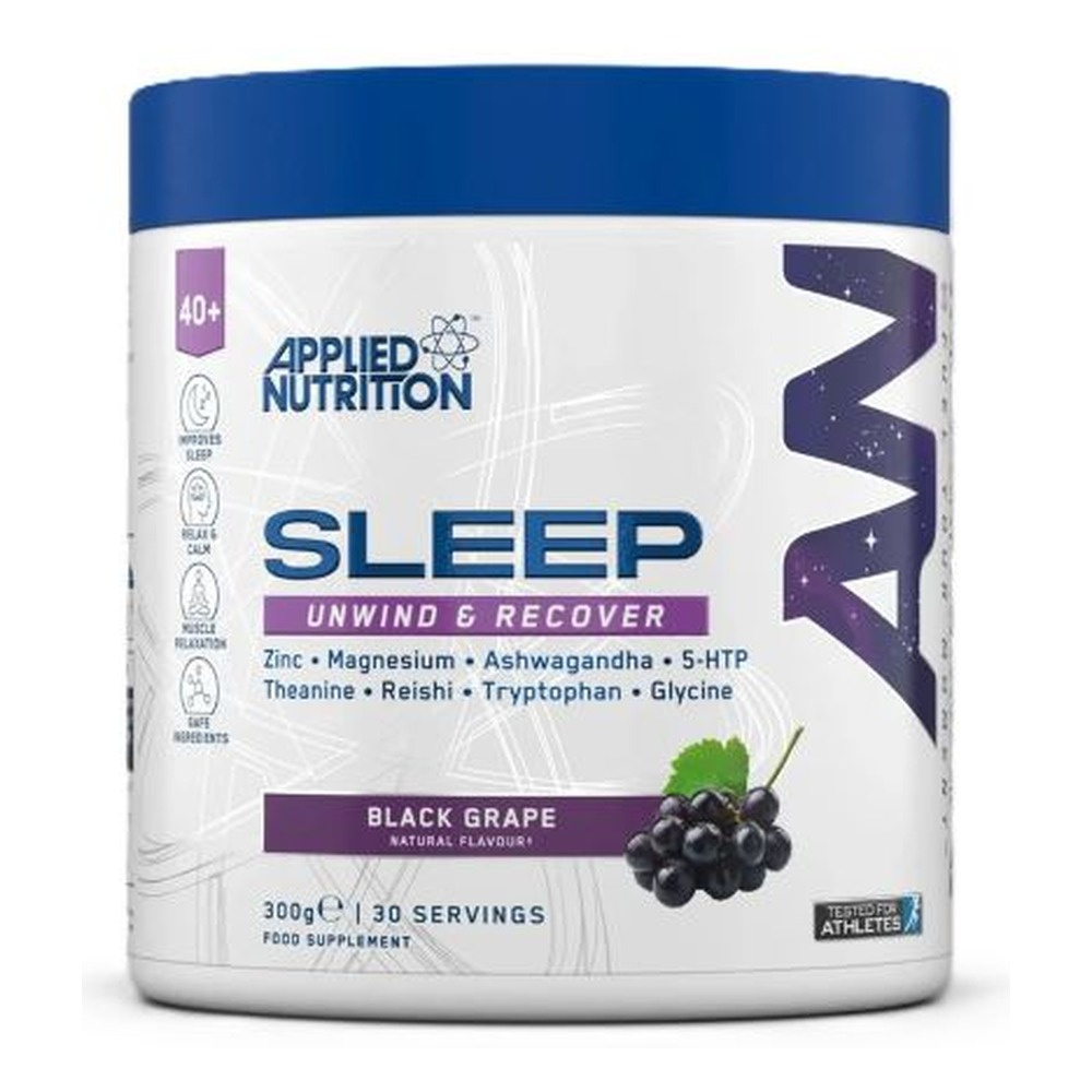 Applied Nutrition Agewell 40+ Sleep Support Supplement for Adults Over 40 Black Grape 300g