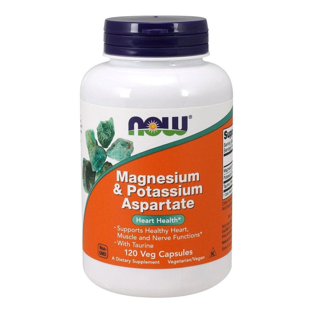 Magnesium & Potassium Aspartate with Taurine - 120 vcaps