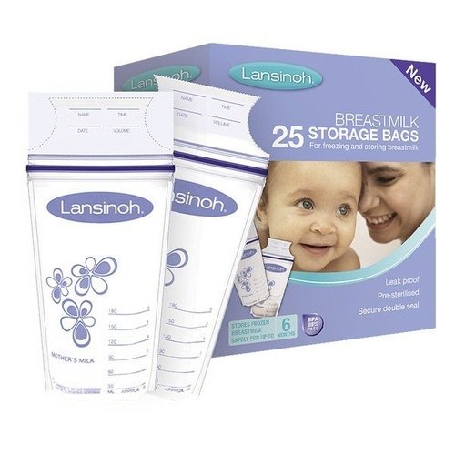 Lansinoh Breastfeeding Storage Bags 24 Pieces