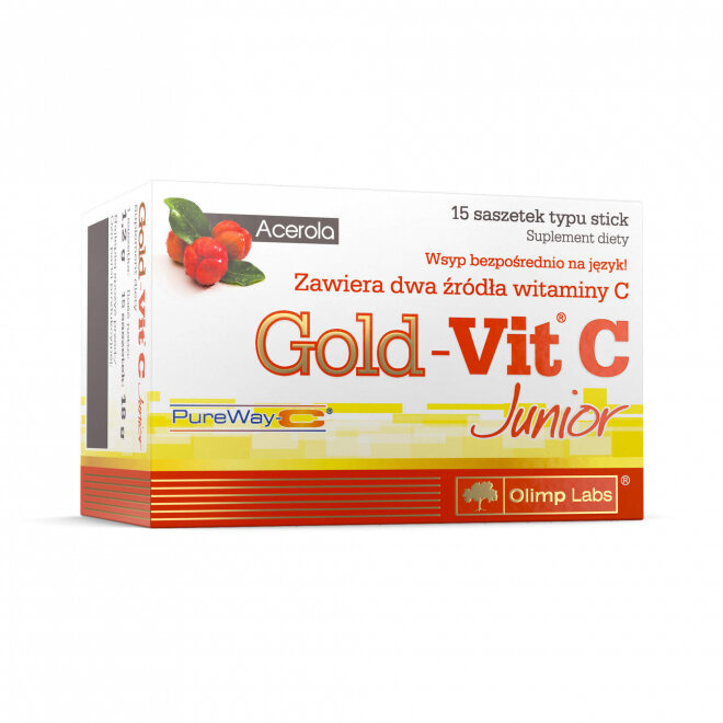 Olimp Gold-Vit C Junior 15 Saszetek Best Before 21.09.25