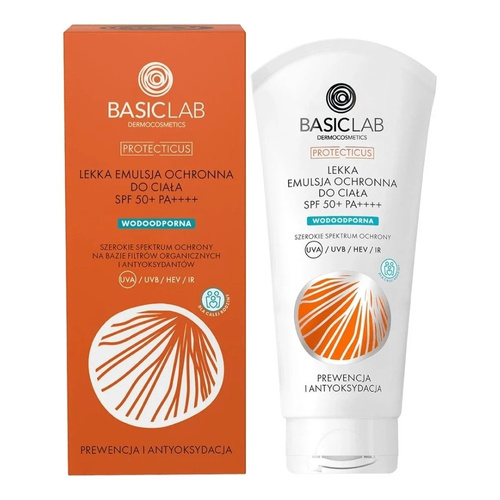 BasicLab Dermocosmetics Protecticus Light Protective Body Emulsion SPF 50+ PA++++ 100ml