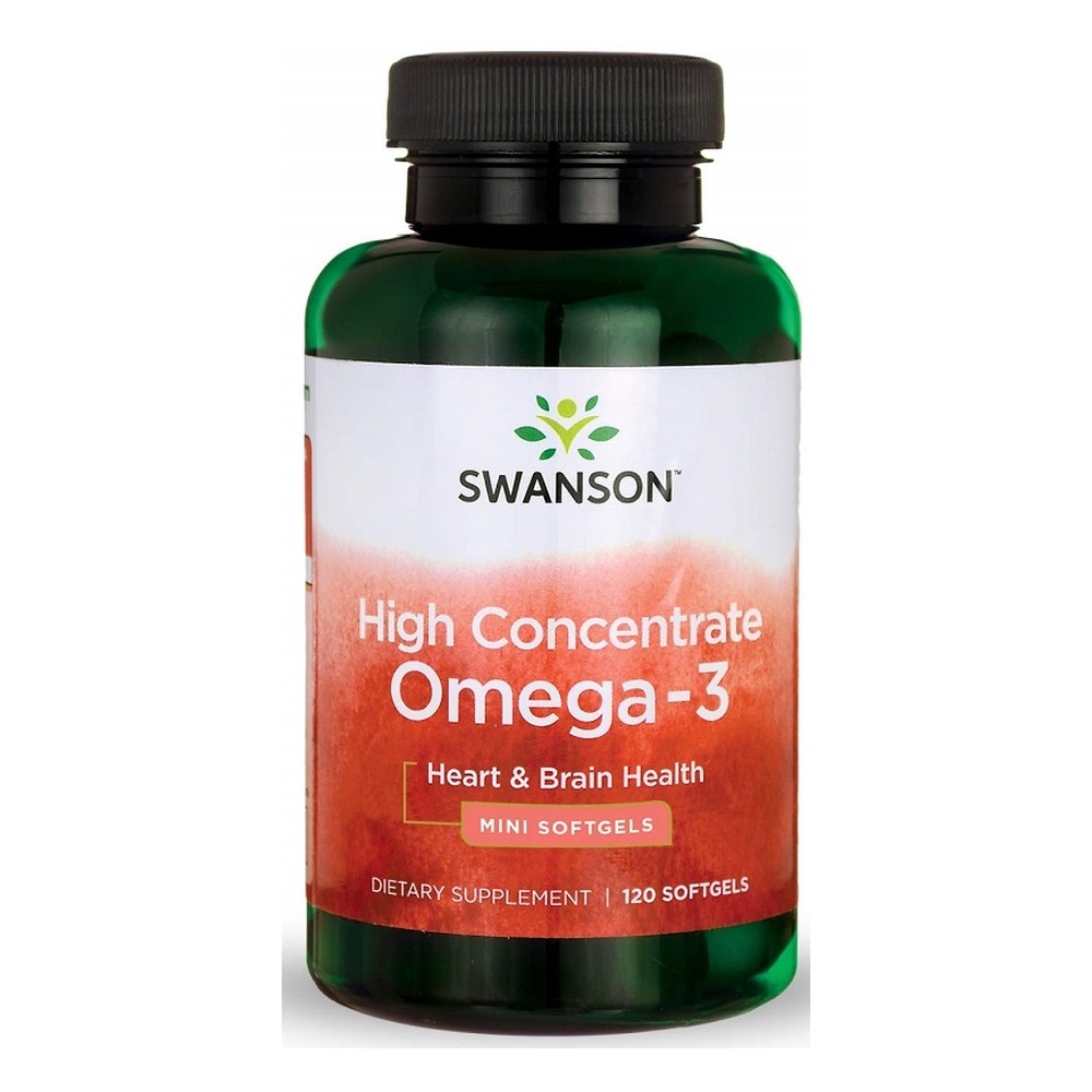 Swanson High Concentrate Omega-3 120 Softgels