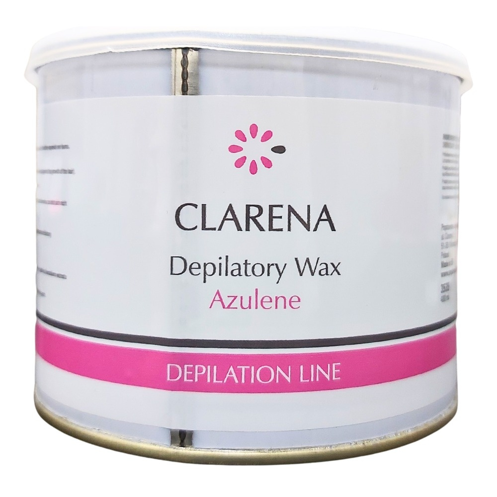 Clarena Depilatory Azulene Wosk do Depilacji dla Skóry Wrażliwej 400ml