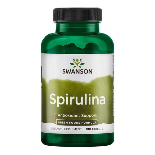 Swanson Spirulina 500mg 180 Tablets