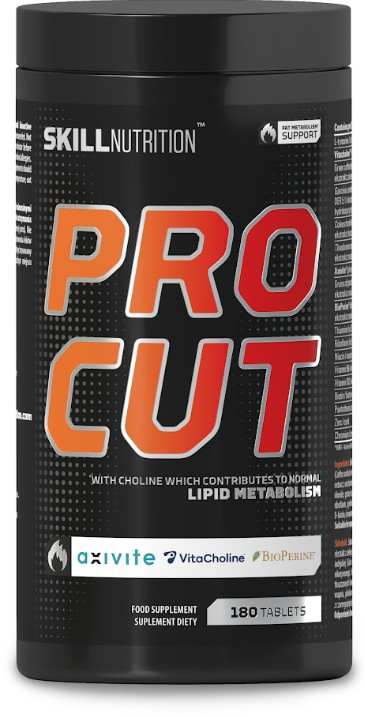 Skill Nutrition Pro Cut Fat Metabolism Support for Metabolism and Energy 180 Tablets