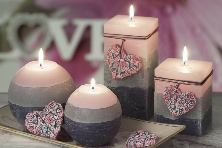 Bartek Candles Handmade Merci Candle Home Decor 70x140mm 620g