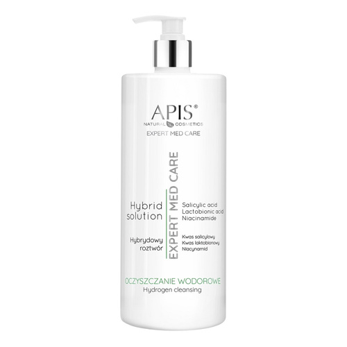 Apis Expert Med Hydrogen Solution with Salicylic Lactobionic Acid and Niacinamide 1000ml
