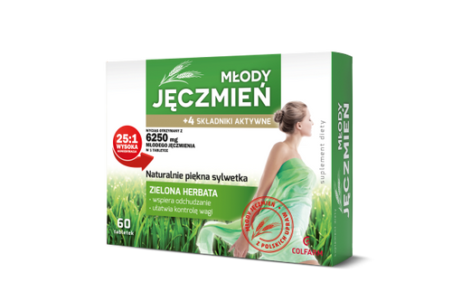 Colfarm Young Barley for a Beautiful Figure 60 Tablets