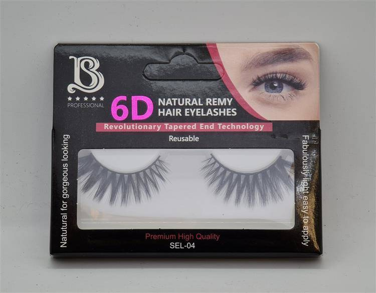 Star Beauty Professional Natural Eyelashes 6D Full Volume Soft Reusable SEL04