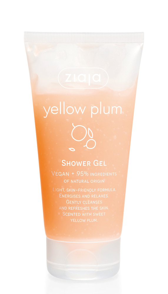 Ziaja Juicy Skin Care Shower Gel Yellow Plum 160ml