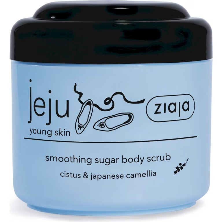 ZIAJA JEJU Cukrowy Peeling Do Ciała W Czarne Kropki 200ml Best Before 31.12.25