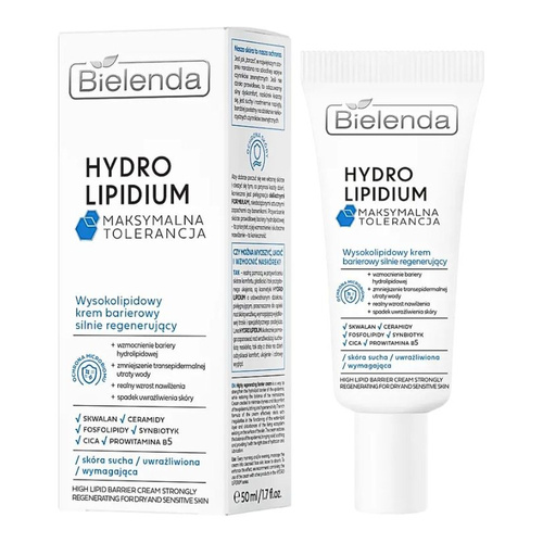 Bielenda Hydro Lipidium Maximum Tolerance High Lipid Barrier Cream Strongly Regenerating 50ml