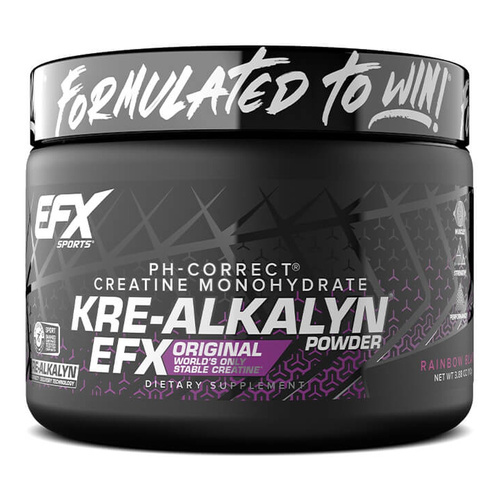 EFX Sports Kre-Alkalyn Kreatyna w proszku, Rainbow Blast 110g