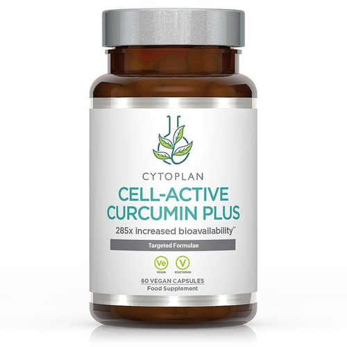 Cytoplan Cell-Active Kurkumina Plus Wysoko Przyswajalna Kurkumina z Imbirem 60 Kapsułek