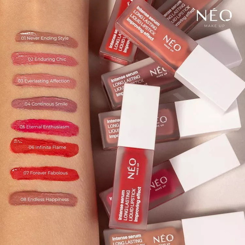 Neo Makeup Intense Serum Długotrwała Pomadka do Ust w Płynie Nr 06 Infinite Flame 5ml