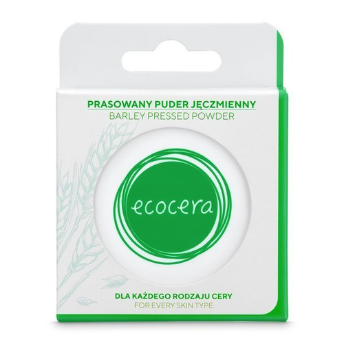 ECOCERA PRASOWANY Puder Jęczmienny, Każdy Rodzaj Cery 10g