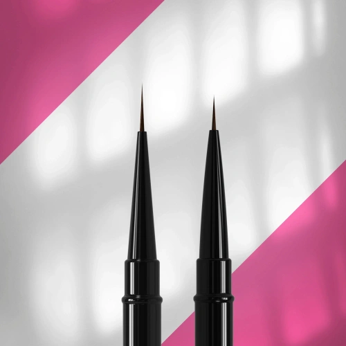 Staleks Pro Expert Double-Ended Liner Brush 7 mm / 10 mm Precision Nail Art Tool 1pc