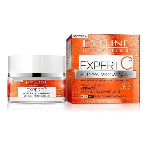EVELINE EXPERT C Aktywator Młodości Krem - Żel Nawilżający 30 + , 50ml