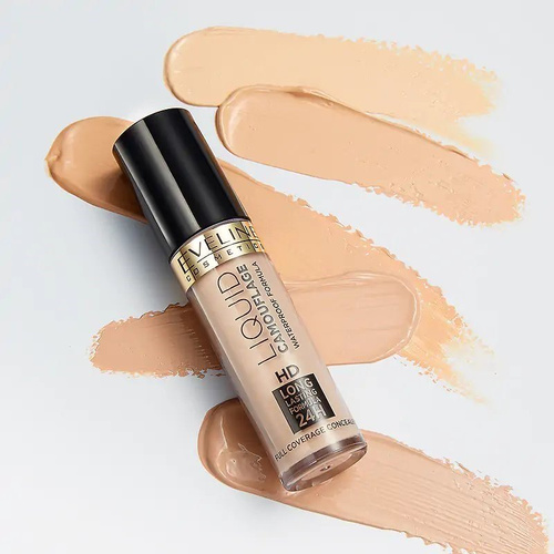 Eveline Liquid Camuflage 24 HD Lasting 02 A Beige Korektor w Płynie do Twarzy 5ml