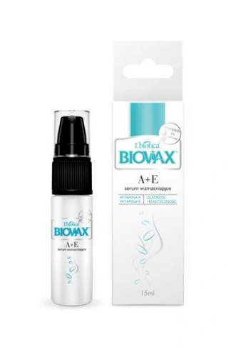 Biovax Serum Strengthening Hair With Vitamins A + E 15 ml